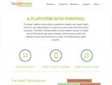 Tablet Screenshot of aisle7.com